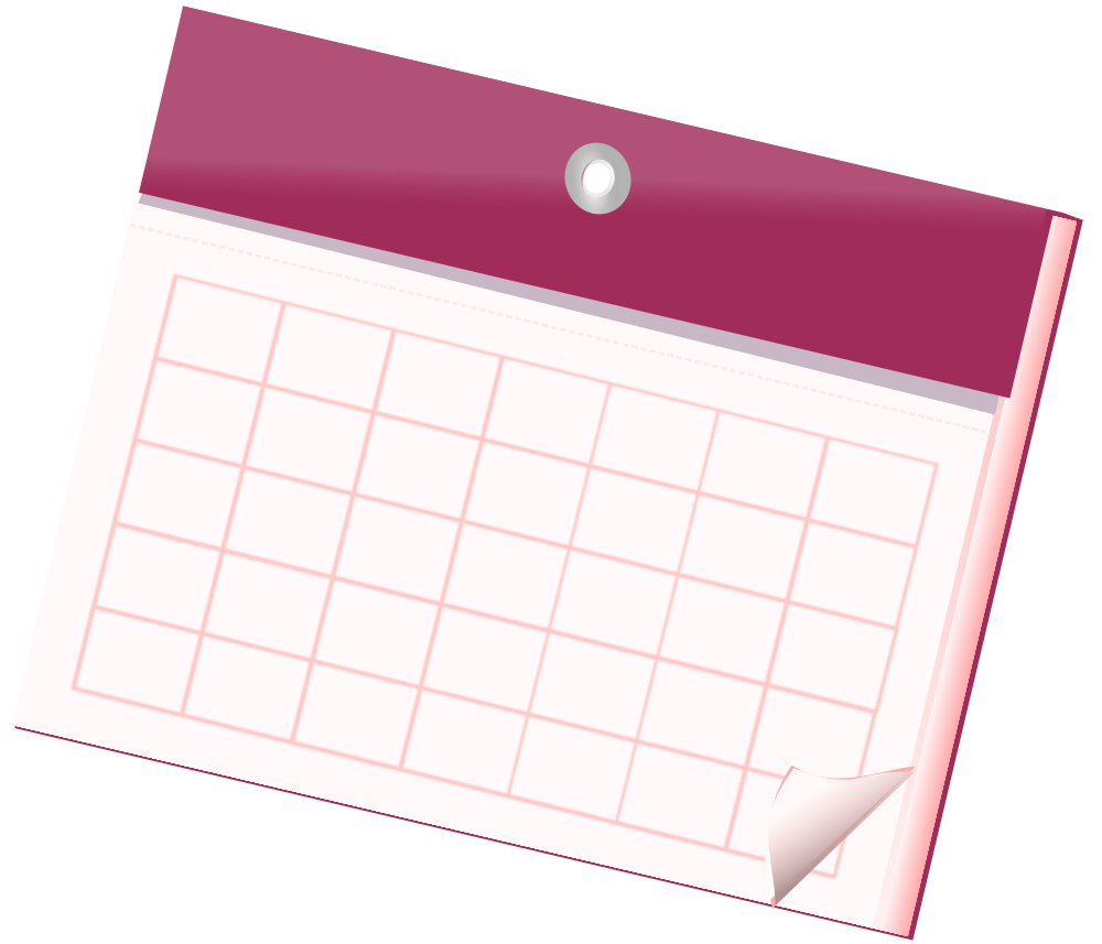 OnlineLabels Clip Art - Empty Calendar Sheet